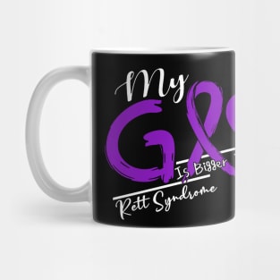 Rett Syndrome  Awareness My God Is Stronger - In This Family No One Fights Alone Mug